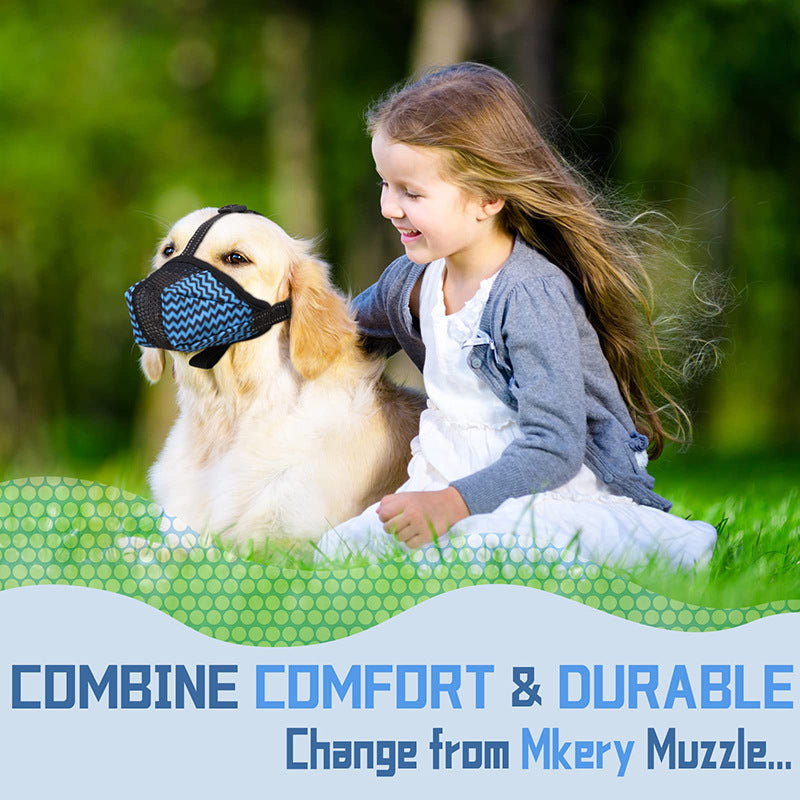 Breathable dog muzzle
