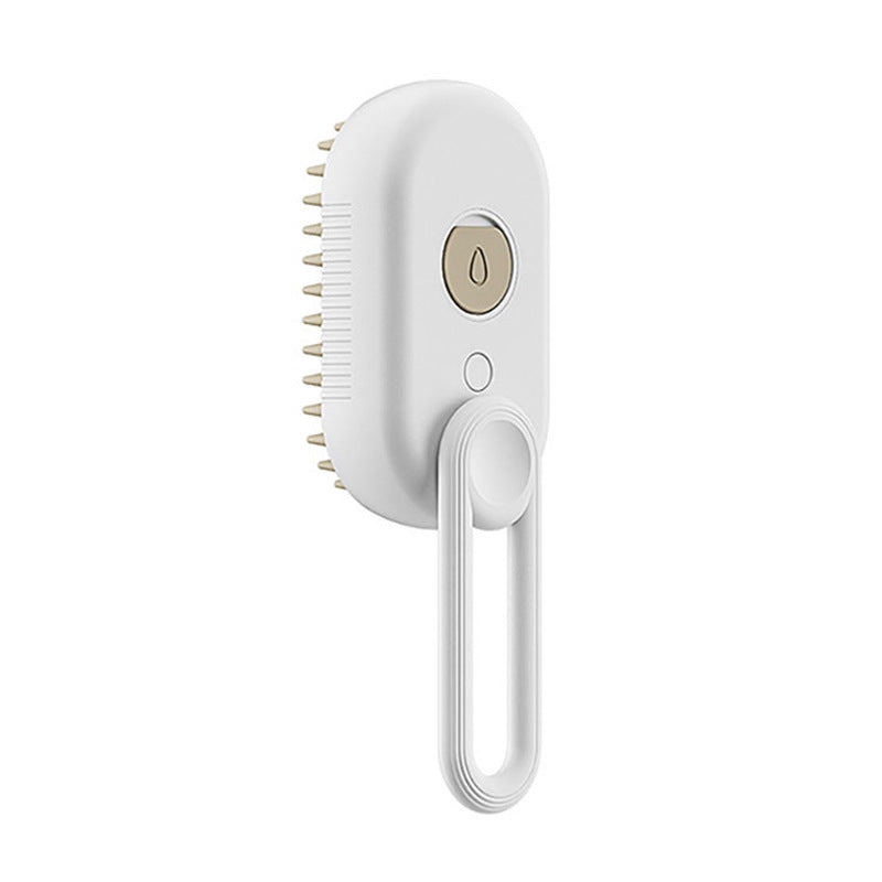 3-in-1 Electric Pet Grooming Brush – Steam Spray Comb for Cats & Dogs, Massage & Hair Removal Tool