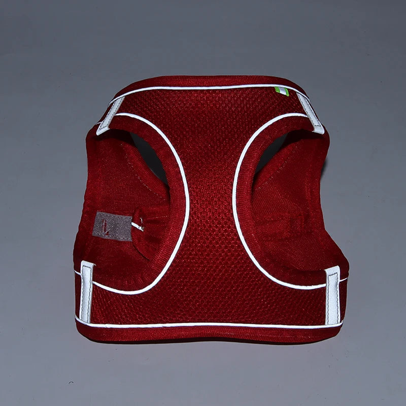 Adjustable Dog Harness & Leash Set – Comfortable Vest for Small Dogs & Cats – Ideal for Chihuahuas, Pugs, French Bulldogs & More