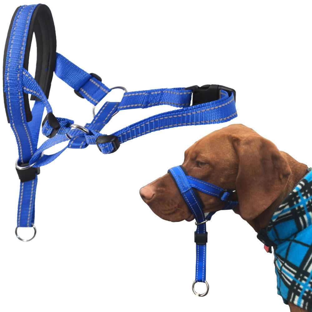 Adjustable Nylon Dog Muzzle – Soft & Secure Pet Restraint for Safe Handling and Training