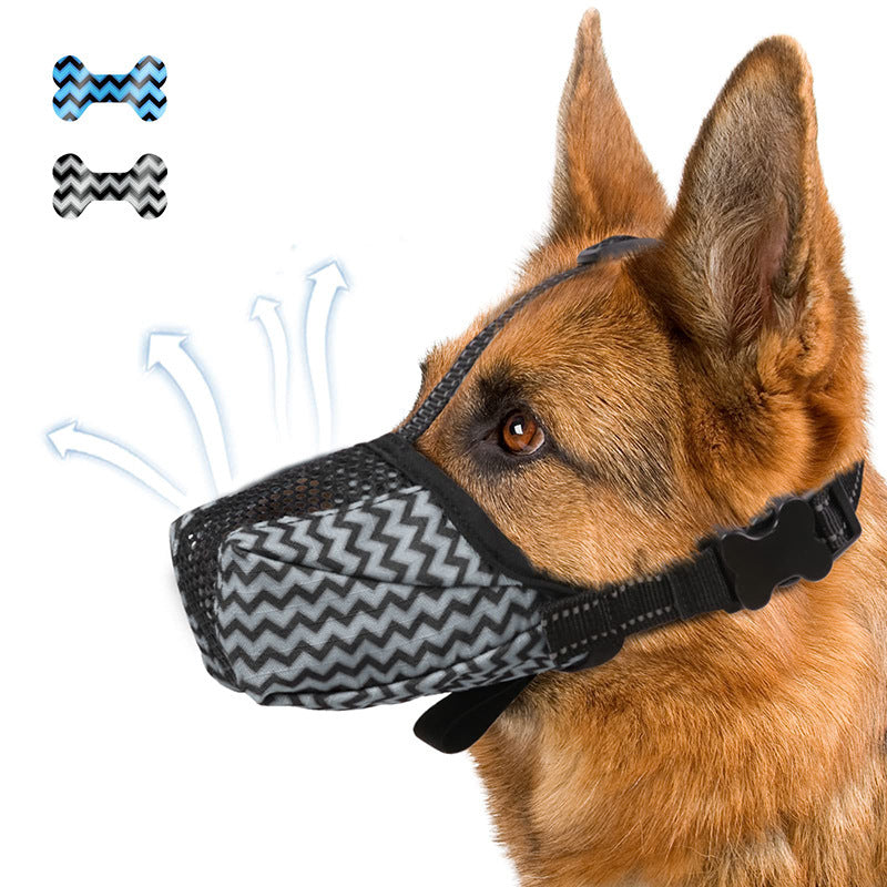 Breathable dog muzzle