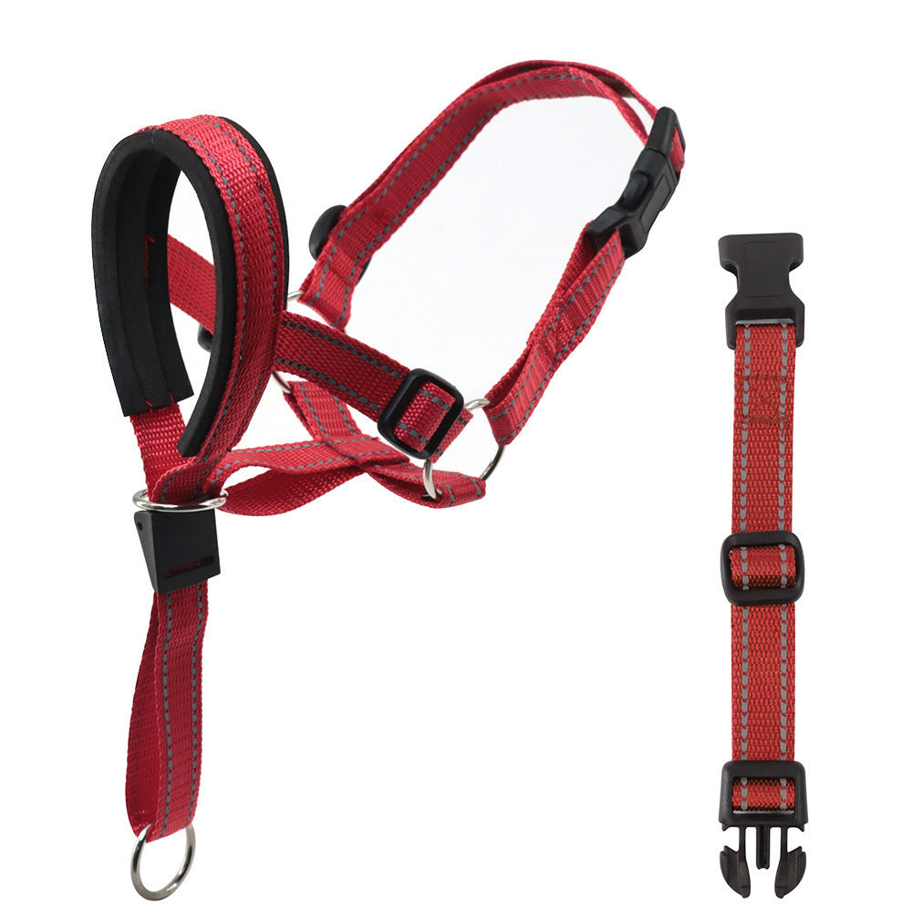 Adjustable Nylon Dog Muzzle – Soft & Secure Pet Restraint for Safe Handling and Training