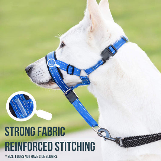 Adjustable Nylon Dog Muzzle – Soft & Secure Pet Restraint for Safe Handling and Training